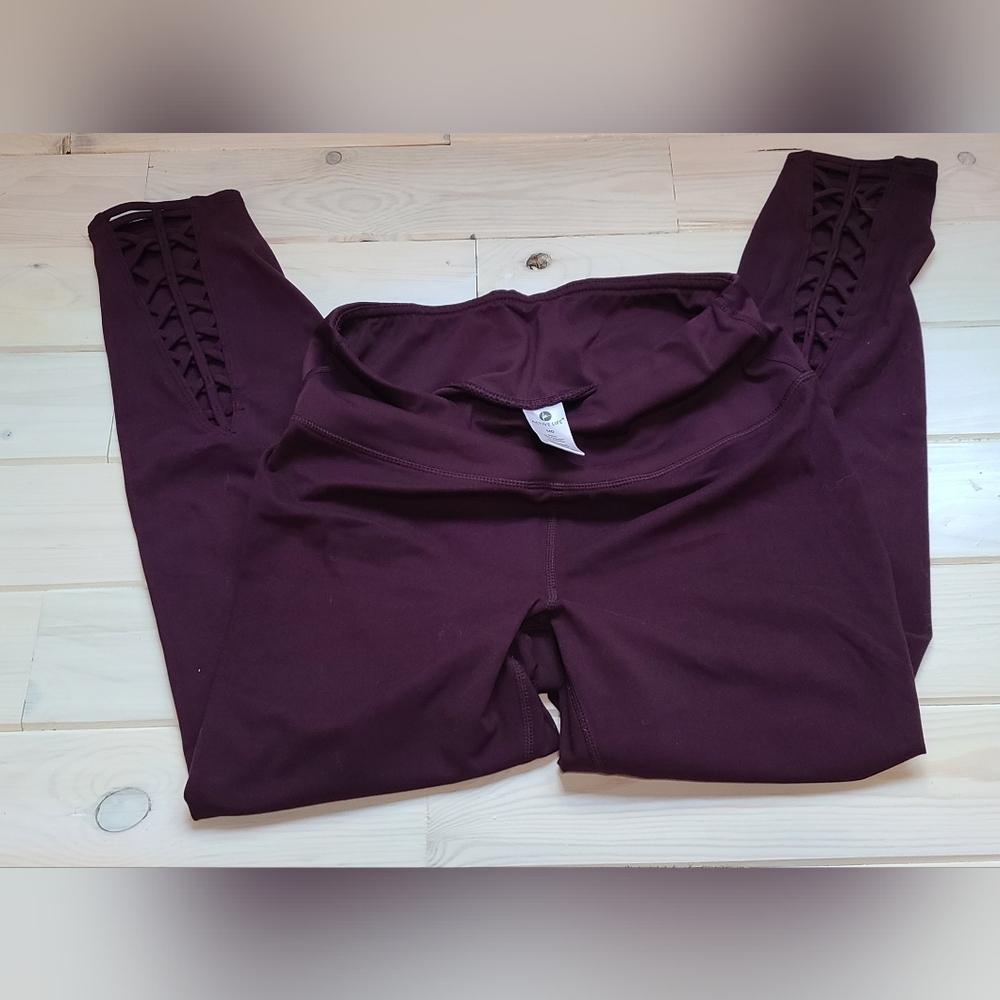 Active Life Kids Maroon Leggings